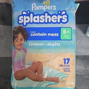 Pampers Splashers Swim Diapers 5+